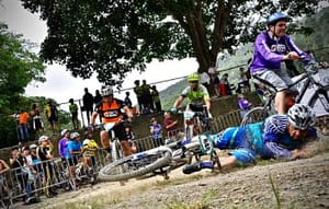 Entertaining cycling fans