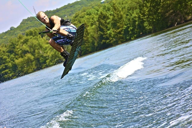 wakeboarding
